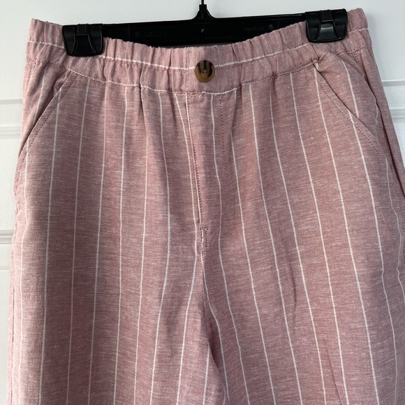 NEW Pale Pink Linen pants - Picture 1 of 4